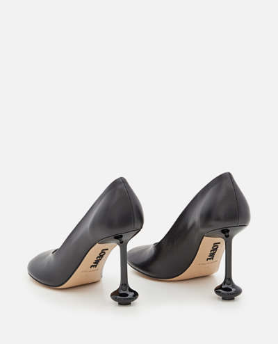 Shop Loewe 90mm  Toy Leather Pumps In Black