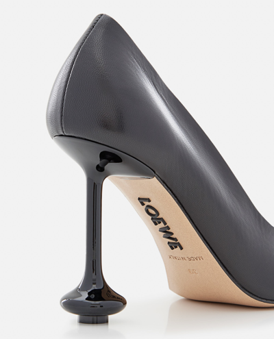 Shop Loewe 90mm  Toy Leather Pumps In Black
