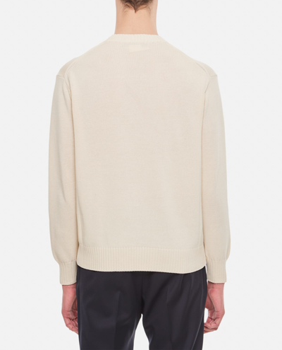 Shop Junya Watanabe Crewneck Printed Sweatshirt In White