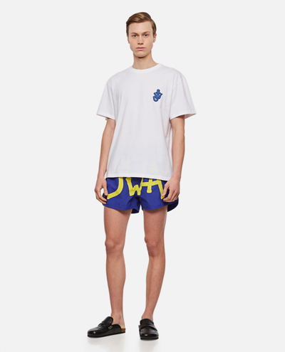 Shop Jw Anderson Anchor Patch T-shirt In White