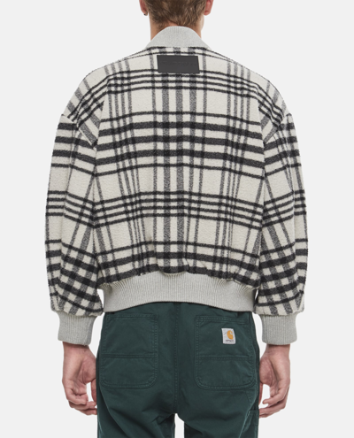 Shop Jw Anderson Full Zip Bomber Jacket In Multicolour