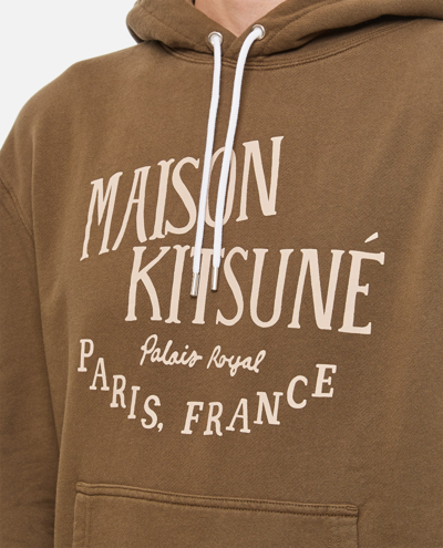 Shop Maison Kitsuné Palais Royal Classic Hoodie In Green