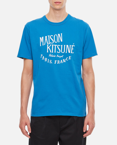 Shop Maison Kitsuné Palais Royal Classic T-shirt In Blue