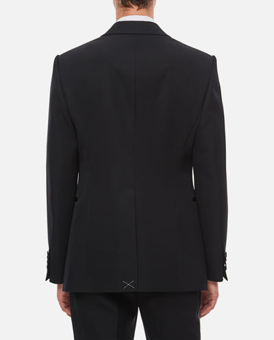 Alexander Mcqueen Tuxedo Jacket In Black