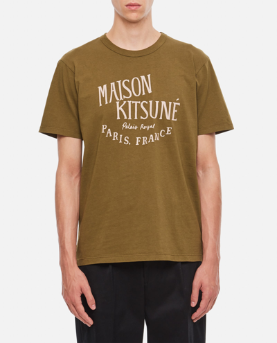 Shop Maison Kitsuné Palais Royal Classic T-shirt In Green