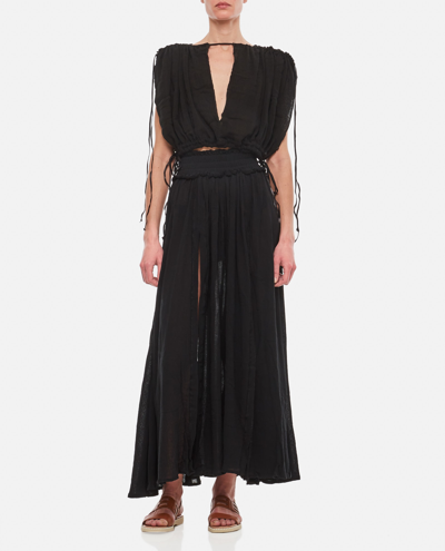 Caravana Chiople Cotton Top In Black