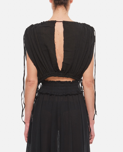 Caravana Chiople Cotton Top In Black