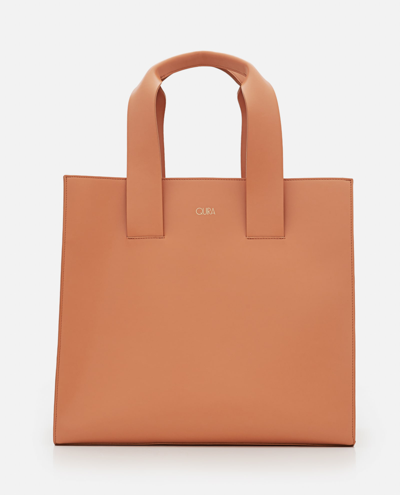 Shop Quira Pandora Tote Bag In Brown
