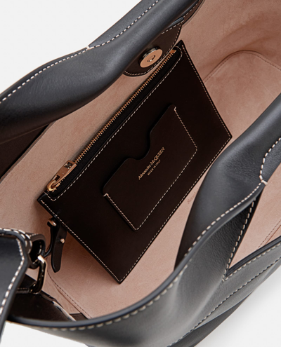 Alexander Mcqueen The Bow Small Tote In Black