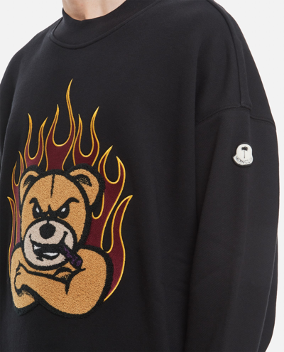 Shop Moncler Genius Bear Motif Sweatshirt In Black