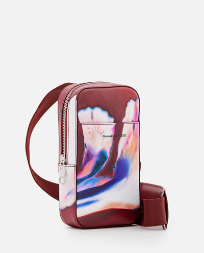 Shop Alexander Mcqueen Leather Iphone Case In Multicolour