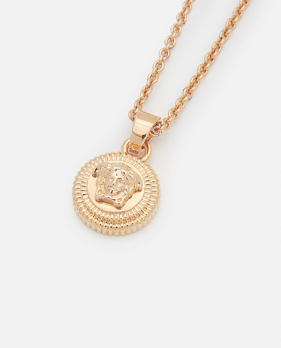 Shop Versace Necklace Metal In Golden