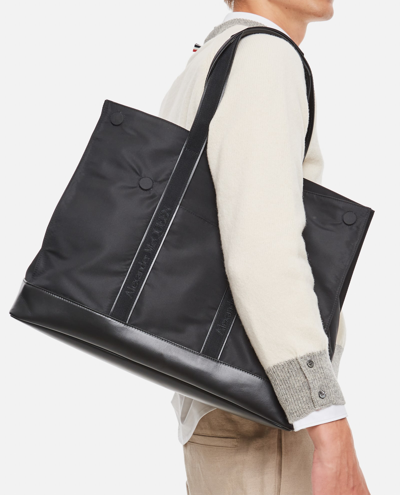 Shop Alexander Mcqueen De Manta Tote Bag In Black