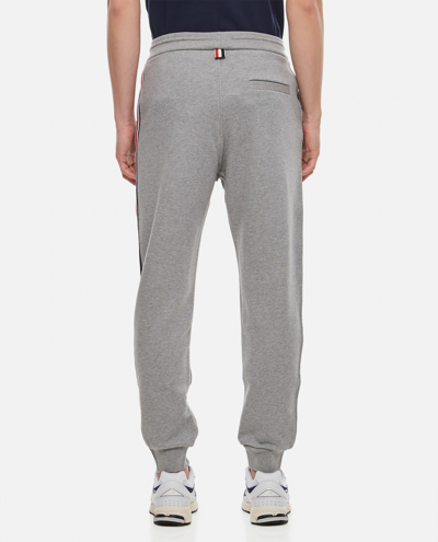 Thom Browne Gray Classic 4-bar Jersey Loopback Sweatpants In Grey