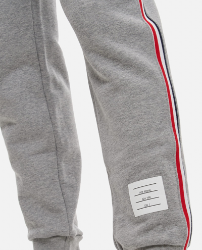 Thom Browne Gray Classic 4-bar Jersey Loopback Sweatpants In Grey
