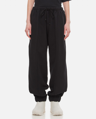 Shop Moncler Genius Jersey Pants In Black