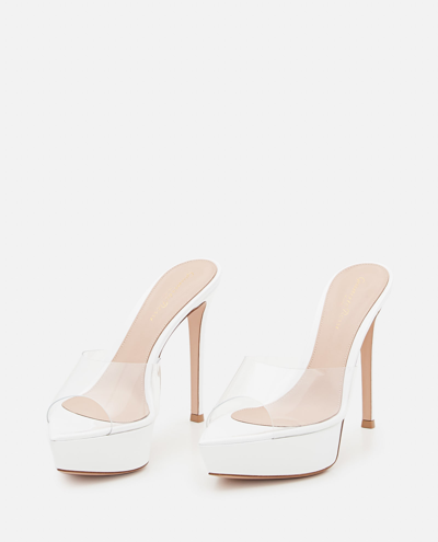 Gianvito Rossi Betty 130mm Platform Sandals In Grey