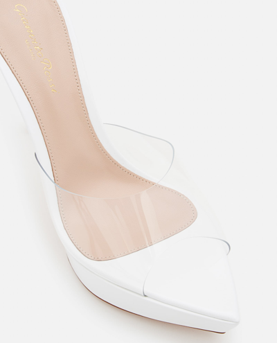 Gianvito Rossi Betty 130mm Platform Sandals In Grey