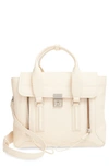3.1 Phillip Lim Medium Pashli Leather Satchel In Milk