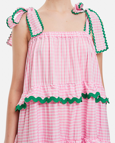 Shop Flora Sardalos Skorpios Cotton Maxi Dress In Pink
