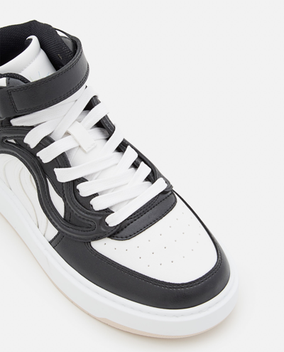 Shop Stella Mccartney S-wave 2 Sporty Eco Leather Sneakers In Multicolour
