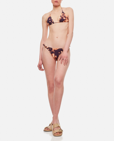 Shop Reina Olga Scrunchie Bikini Set In Multicolour