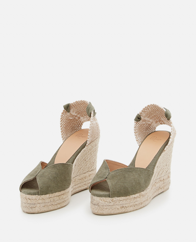 Castaã±er 80mm Bilina Wedge In Green