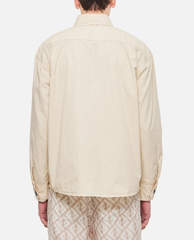 President's Shirt Tack Ps Cotton Nylon Stone Dye In Beige