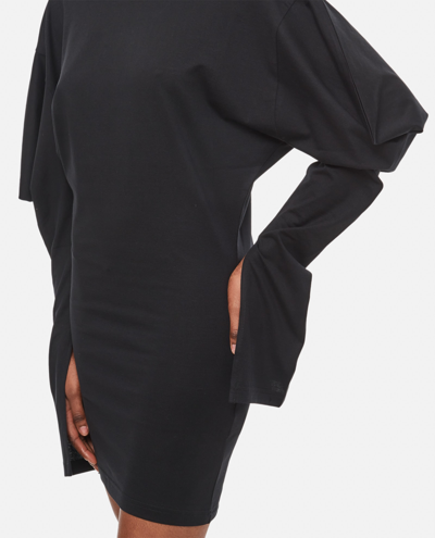 Shop Setchu Origami Jersey Dress In Black