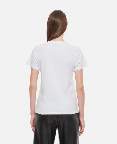 Shop Maison Kitsuné Cotton T-shirt In White