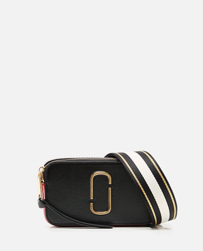 Snapshot leather crossbody bag Marc Jacobs Black in Leather - 36031060