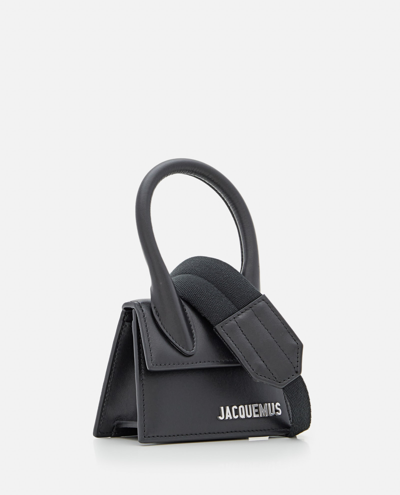 Shop Jacquemus Le Chiquito Homme Mini Bag In Black