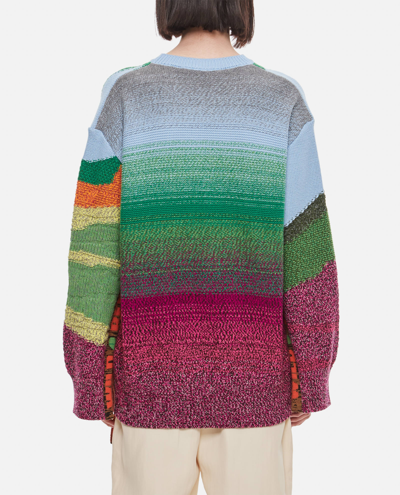 Shop Stella Mccartney Virgin Wool Sweater In Multicolour