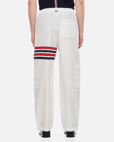 Shop Thom Browne Packable Trousers In White