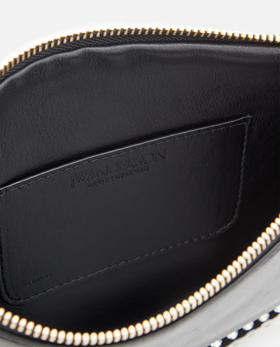 Shop Jw Anderson The Crystal Bumper Leather Shoulder Bag In Black
