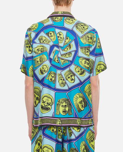 Shop Versace Shirt In Multicolour