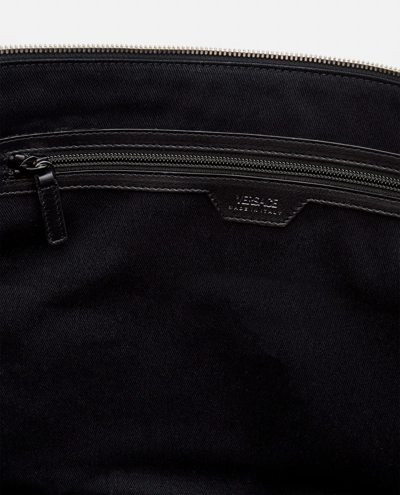 Shop Versace Large Hobo Bag In Black