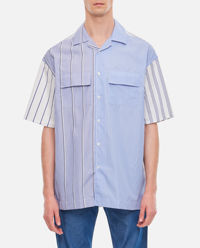 Shop Jw Anderson Relaxed Fit Short Sleeve Shirt In Multicolour