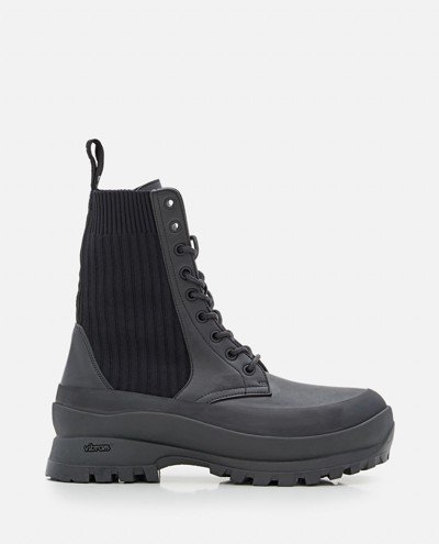 Shop Stella Mccartney Laced-up Boots In Black