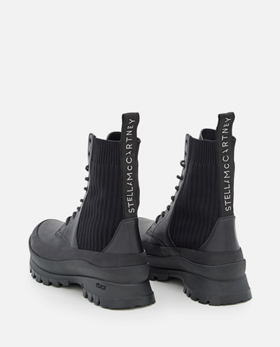 Shop Stella Mccartney Laced-up Boots In Black
