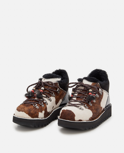 Alanui Capri Shoes Cavallino Boots In Brown