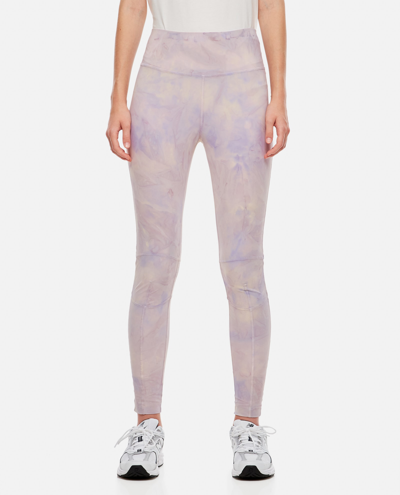 Moncler Abstract Pattern Leggings In Purple
