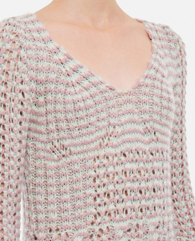 Marco Rambaldi Braided Knitted Dress In Pink