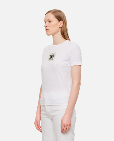 Shop Stella Mccartney Cotton Jersey T-shirt In White