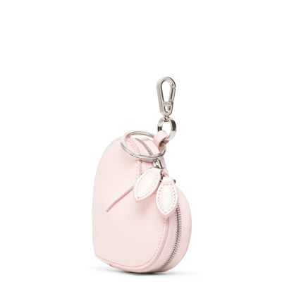 Shop Alaïa Le Coeur Mini Pink Leather Purse