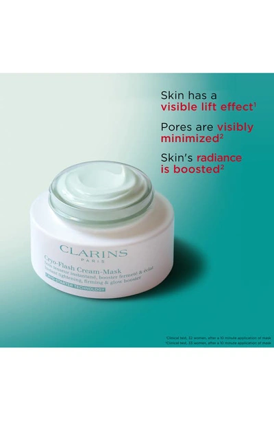 Clarins Cryo Flash Cream Mask Cream 2.5 oz Skin Care 3666057128257