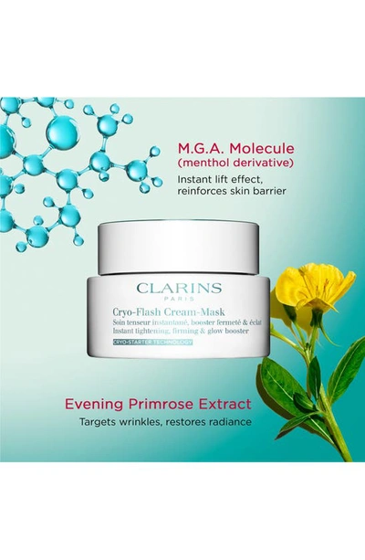 Clarins Cryo Flash Cream Mask Cream 2.5 oz Skin Care 3666057128257