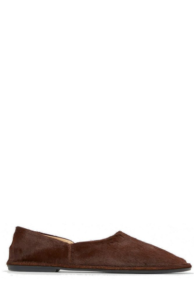 Shop The Row Canal Flat Loafers In Brown