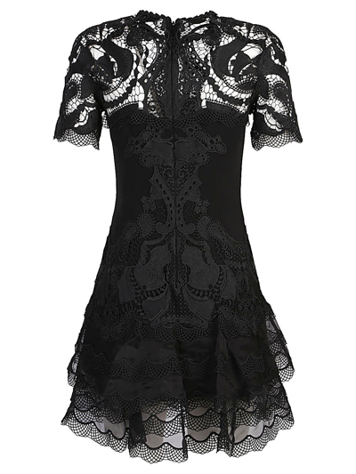 Shop Jonathan Simkhai Paislee Crepe Mini Dress In Black