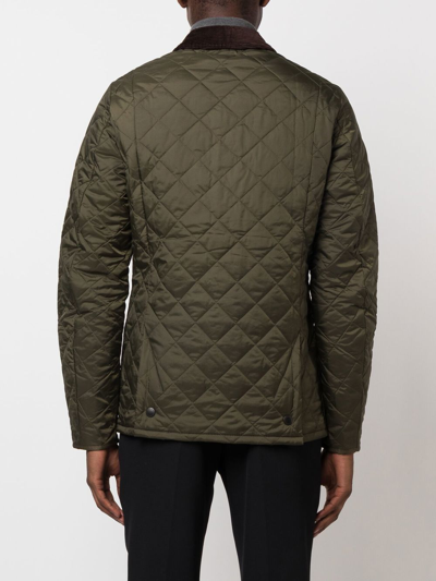 Shop Barbour Liddesdale Quilted Jacket In Green